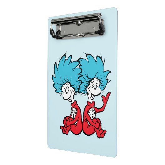 Katze in der Hut-Sache Eins & Zwei Mini Klemmbrett (Gewinkelt2)