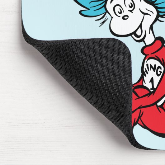 Katze in der Hut-Sache Eins & Zwei Mousepad (Ecke)