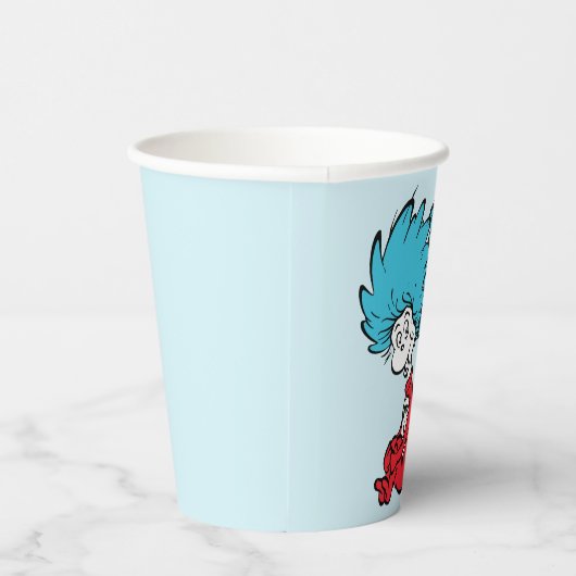 Katze in der Hut-Sache Eins & Zwei Pappbecher (Rechts)