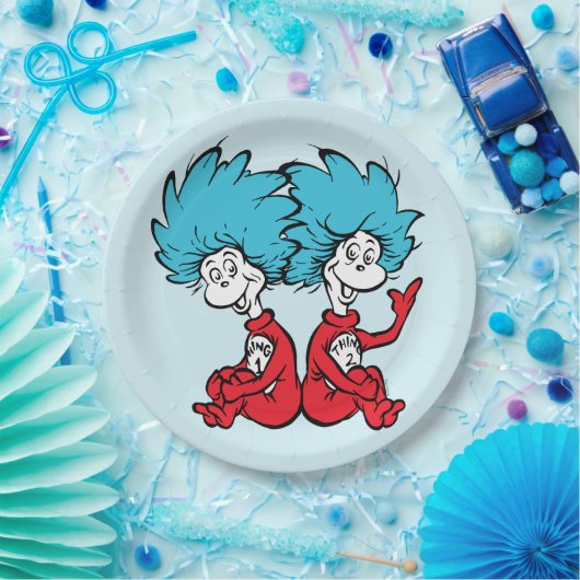 Katze in der Hut-Sache Eins & Zwei Pappteller (Party)