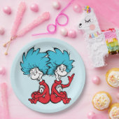 Katze in der Hut-Sache Eins & Zwei Pappteller (Party)