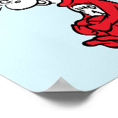 Katze in der Hut-Sache Eins & Zwei Poster (Ecke)