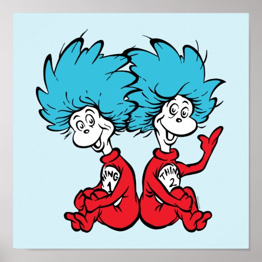 Katze in der Hut-Sache Eins & Zwei Poster (Vorne)