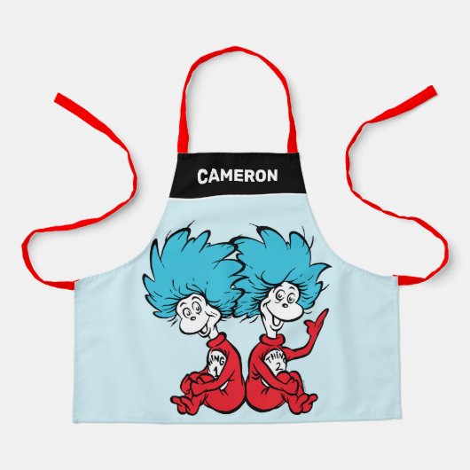 Katze in der Hut-Sache Eins & Zwei Schürze (Vorderseite)