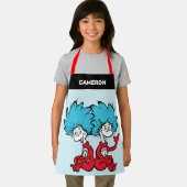 Katze in der Hut-Sache Eins & Zwei Schürze (Insitu)