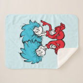 Katze in der Hut-Sache Eins & Zwei Sherpadecke (Vorderseite (Horizontal))