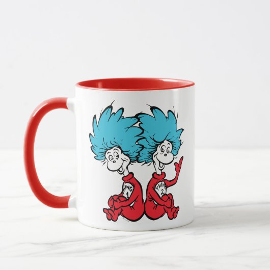 Katze in der Hut-Sache Eins & Zwei Tasse (Links)