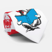 Katze in der Hutlesung Krawatte (Gerollt)