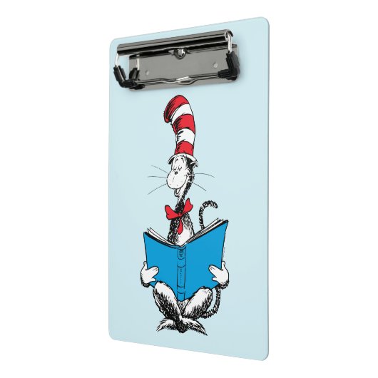 Katze in der Hutlesung Mini Klemmbrett (Gewinkelt2)