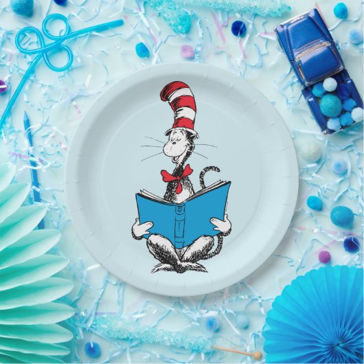 Katze in der Hutlesung Pappteller (Party)