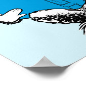 Katze in der Hutlesung Poster (Ecke)