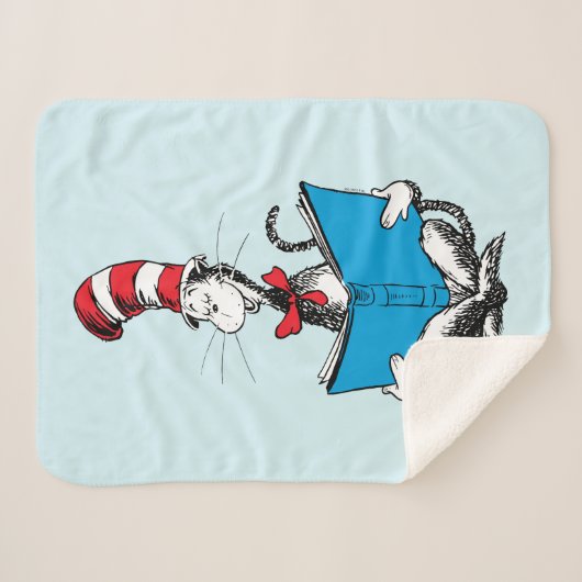 Katze in der Hutlesung Sherpadecke (Vorderseite (Horizontal))