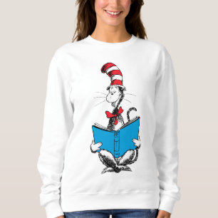 Katze in der Hutlesung Sweatshirt