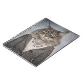 Katze in der Kleidung Notizblock (Linke Seite)