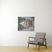 Katze in der Kleidung Wandteppich (Beispiel (Horizontal))