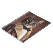 Katze in der Rauchjacke Notizblock (Linke Seite)