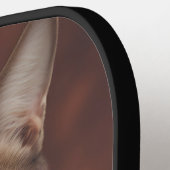 Katze in der Rauchjacke Pickleball Schläger (Linke Seite)