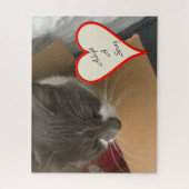 Katze in der Schachtel Puzzle (Vertikal)