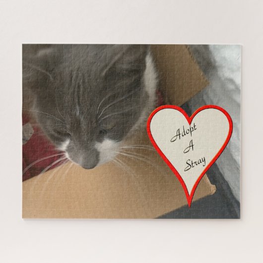 Katze in der Schachtel Puzzle (Horizontal)