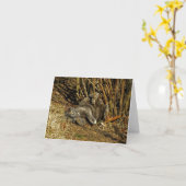 Katze in der Sticks-Note-Karte Karte (Gelbe Blume)