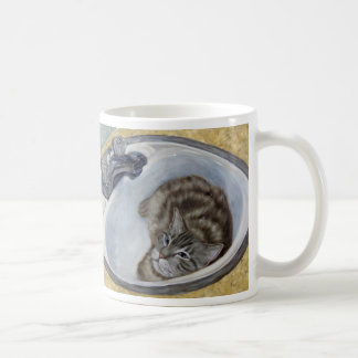 Katze in der Wannen-Tasse Kaffeetasse