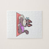 Katze in der Yoga-Fitness Puzzle (Horizontal)