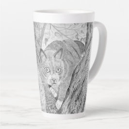 Katze in einem Baum Milchtasse