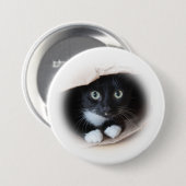 Katze in einem Beutel Button (Vorne & Hinten)