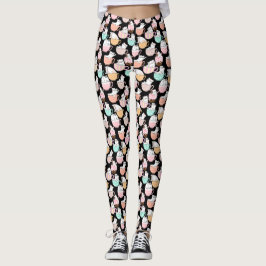 Katze in einem Cup Muster Design 01 w Leggings