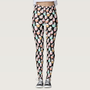Katze in einem Cup Muster Design 01 w Leggings