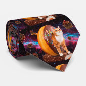 Katze in einem Donut Krawatte (Gerollt)