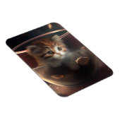Katze in einem durchsichtigen, flexiblen Foto-Magn Magnet (Rechte Seite)