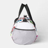 Katze in einem farbenfrohen Hutmuster Duffle Bag (Rechts)