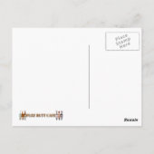 Katze in einem Hut Postkarte (Rückseite)