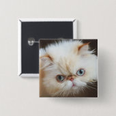 Katze in einem Kasten Button (Vorne & Hinten)