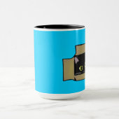 Katze in einem Kasten Tasse (Zentrum)
