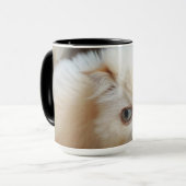 Katze in einem Kasten Tasse (Vorderseite Links)