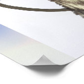 Katze in einem Ökologie-Plakat für Gasmasken Poster (Ecke)