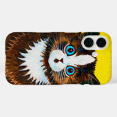 Katze in einem Regenbogen, Louis Wain Case-Mate iPhone Hülle (Rückseite (Horizontal))