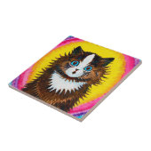 Katze in einem Regenbogen, Louis Wain Fliese (Seite)