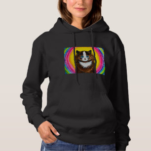 Katze in einem Regenbogen, Louis-Wain-T - Shirt