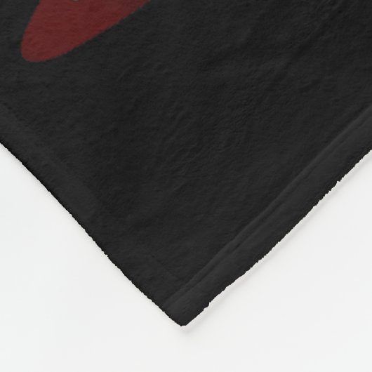 Katze in einem Weihnachtsmann-Hut Fleecedecke (Ecke)