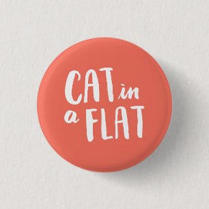 Katze in einer Ebene Button