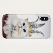 Katze in einer Krone Case-Mate iPhone Hülle (Rückseite (Horizontal))