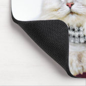 Katze in einer Krone Mousepad (Ecke)