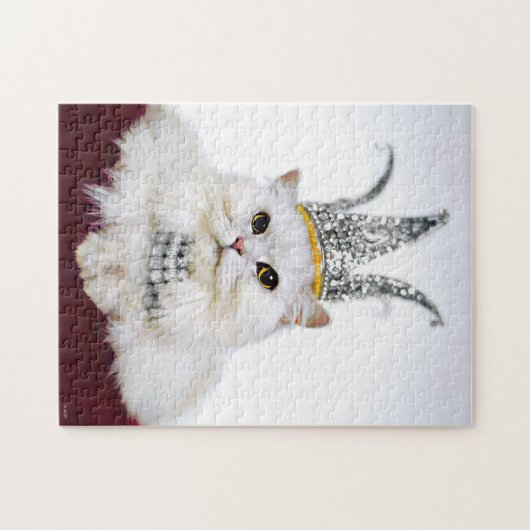 Katze in einer Krone Puzzle (Horizontal)