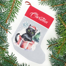Katze in einer Schachtel Weihnachtsgeschenke Katze