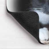 Katze in einer Tasche Mousepad (Ecke)