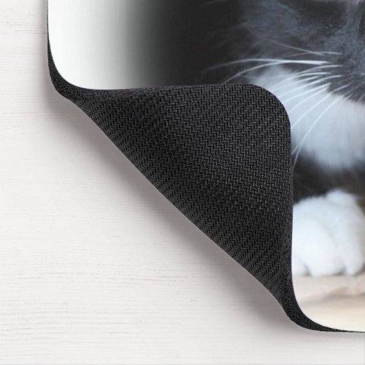 Katze in einer Tasche Mousepad (Ecke)