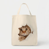 Katze in einer Tasche! Tragetasche (Vorne)